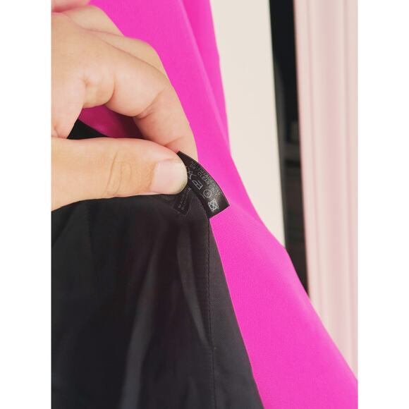 Barbara Bui Tailored Crepe Lined Blazer Jacket Hot Pink 38 Small Luxury Barbie - Picture 13 of 13